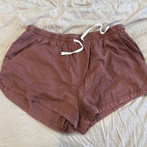 Billabong Women's Athletic Shorts in Brown